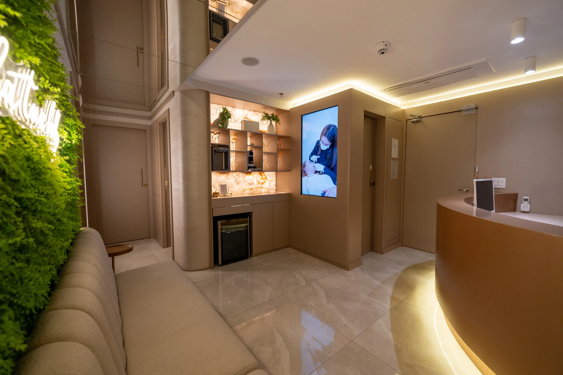 Ambiente interno da Clínica Di Garda